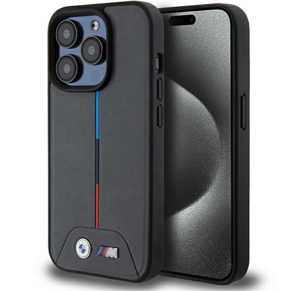 BMW BMHMP15L22PVTA Apple iPhone 15 Pro hardcase M Quilted Tricolor MagSafe grey