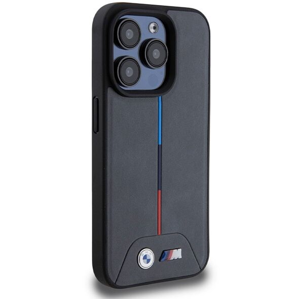 BMW BMHMP15L22PVTA Apple iPhone 15 Pro hardcase M Quilted Tricolor MagSafe grey
