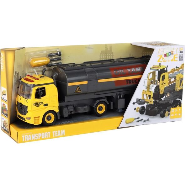 LeanToys Cysterna DIY Do Skręcania i Rozkręcania Żółta Światła Dźwięk