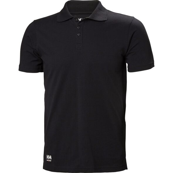 Helly Hansen T-shirt HELLY HANSEN Manchester Polo, black 4XL