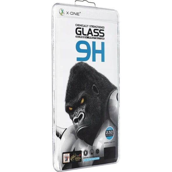 Szkło hartowane X-ONE 3D Full Cover - do Samsung Galaxy S25 Plus (case friendly) - działający czytnik