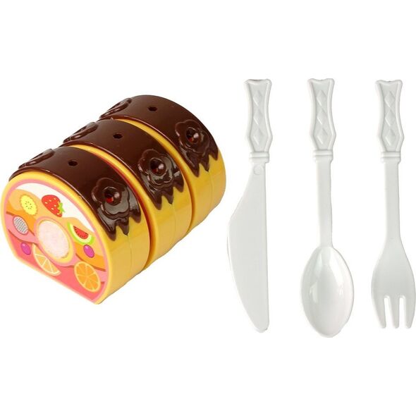 LeanToys Zestaw Słodkości Tort Ciastka Na Rzepy DIY