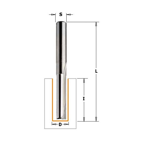 CMT Frez prosty HM długi 3 x 60mm (712.030.11)