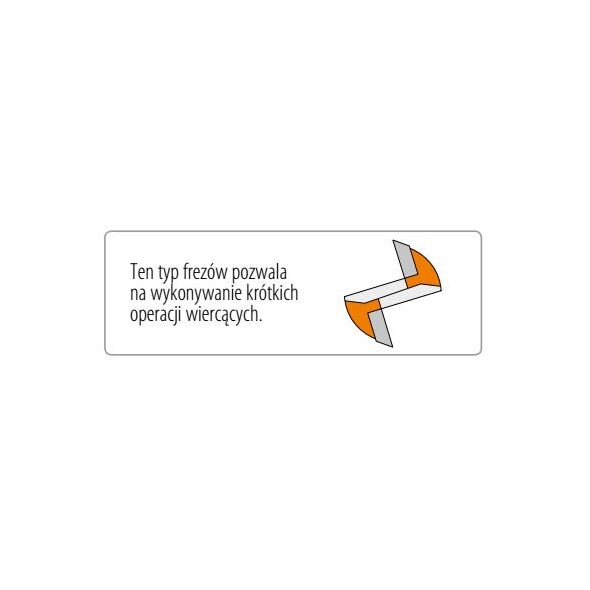 CMT Frez prosty HM długi 3 x 60mm (712.030.11)