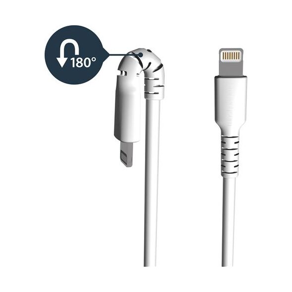 Kabel USB StarTech USB-A - Lightning 2 m Biały (RUSBLTMM2M)