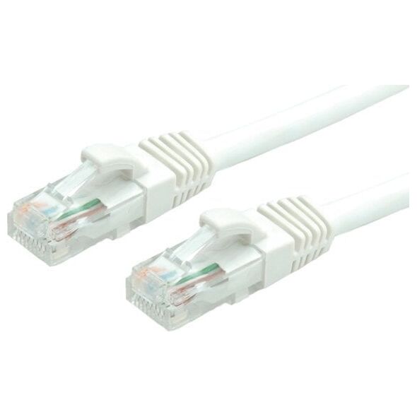 Καλώδιο Patch - RJ-45 (M) σε RJ-45 (M) - 15 μ - UTP - CAT 6a - διαμορφωμένο, χωρίς Haken - λευκό, RAL 9003 (21.99.1478)