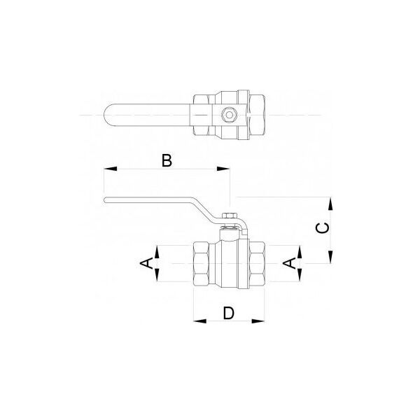 Tytan H-ZAWÓR KULOWY WODNY 1/2" TYTAN Z FILTREM SKOŚNYM // ZKWF-15-WW-R-H-TYTAN