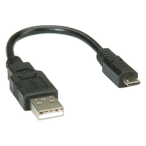 Καλώδιο Roline ROLINE USB 2.0, Τύπου A ST - Micro B ST 0,15 m (11.02.8310)