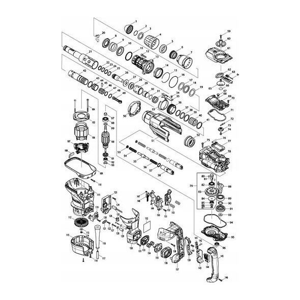 Makita CZ.MAKITA SZCZOTKI WĘGLOWE CB-350 2szt. M194160-9
