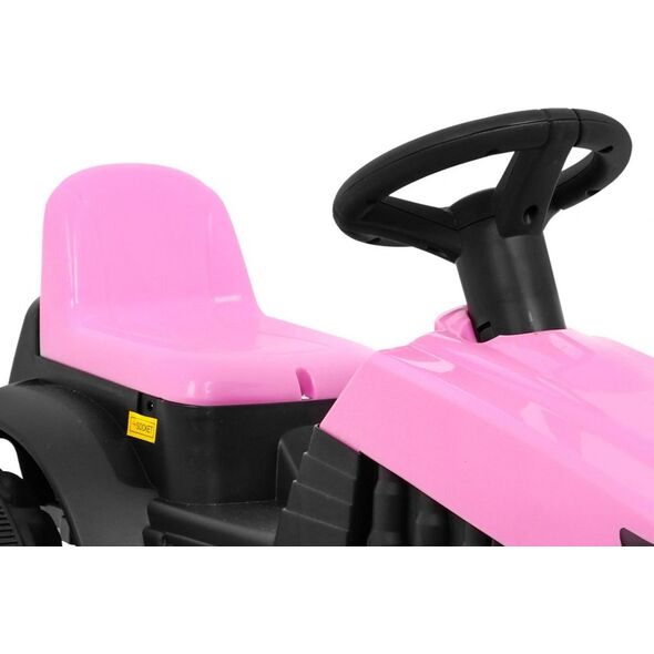 Traktor z Przyczepą Różowy