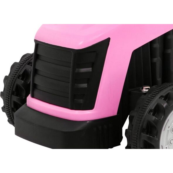Traktor z Przyczepą Różowy
