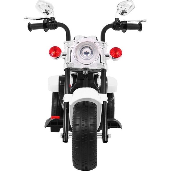 Motorek Chopper NightBike Biały