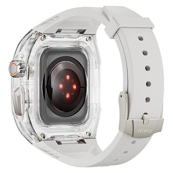 WiWU WiWU - Pasek do smartwatcha Wi-WB013 Rambo Watch Band 42/44/45mm - biały