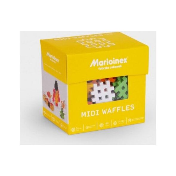 Marioinex Klocki Waffle Midi 90el. 2+ Marioinex