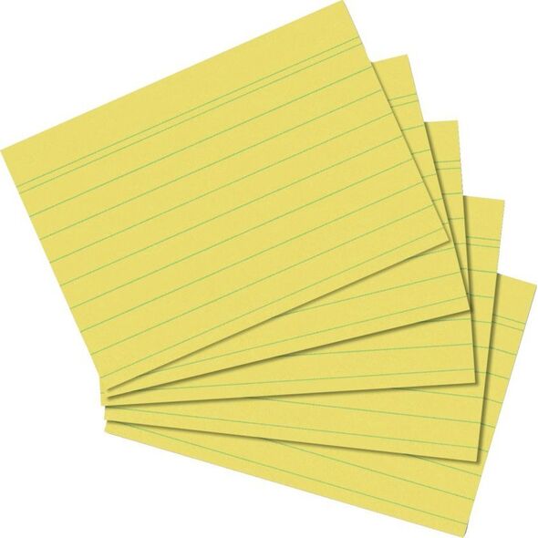 Herlitz Herlitz Karteikarte A6 liniert blau 100er Packung