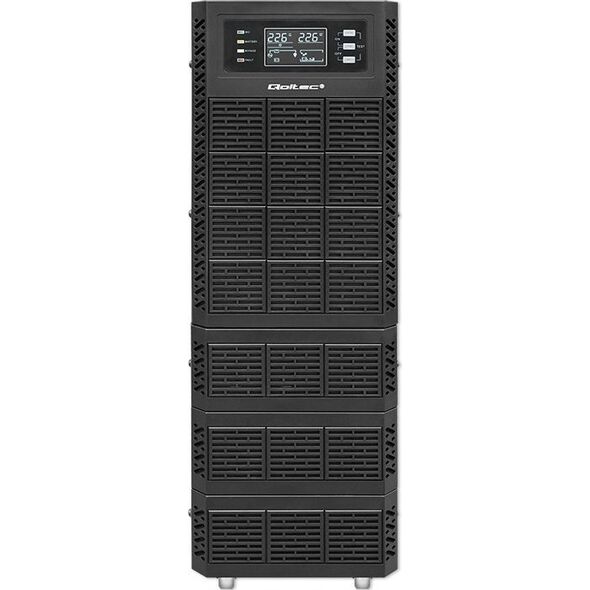 Dysan Zasilacz awaryjny UPS Qoltec 6kVA | 6000W | Power Factor 1.0 | LCD | EPO | USB | On-line