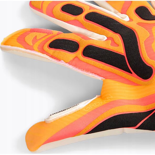 Rękawice bramkarskie Puma Ultra Ultimate Hybrid Sun pomarańczowe 41858 09 9