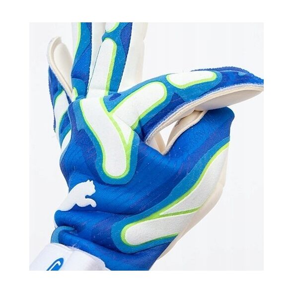 Rękawice bramkarskie Puma Ultra Ultimate Hybrid Sun niebieskie 41858 02 10,5