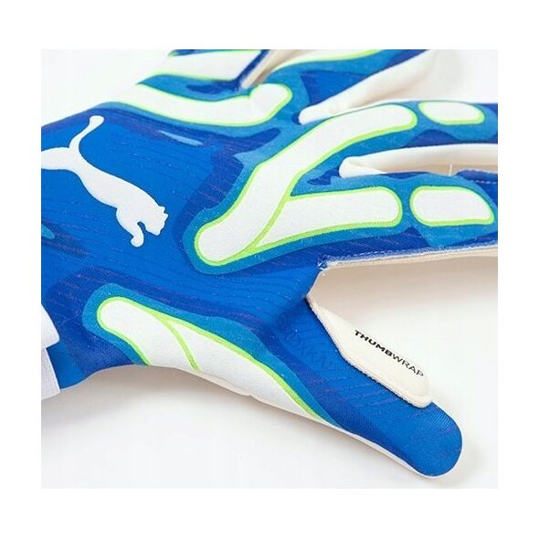 Rękawice bramkarskie Puma Ultra Ultimate Hybrid Sun niebieskie 41858 02 10,5