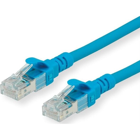 Καλώδιο Patch Roline ROLINE - RJ- 45 (Α) σε RJ- 45 (Α) - 20 μ - UTP - CAT 6a - χωρίς αλογόνα, διαμορφωμένο, πολύκλωνο - μπλε (21.15.2749)