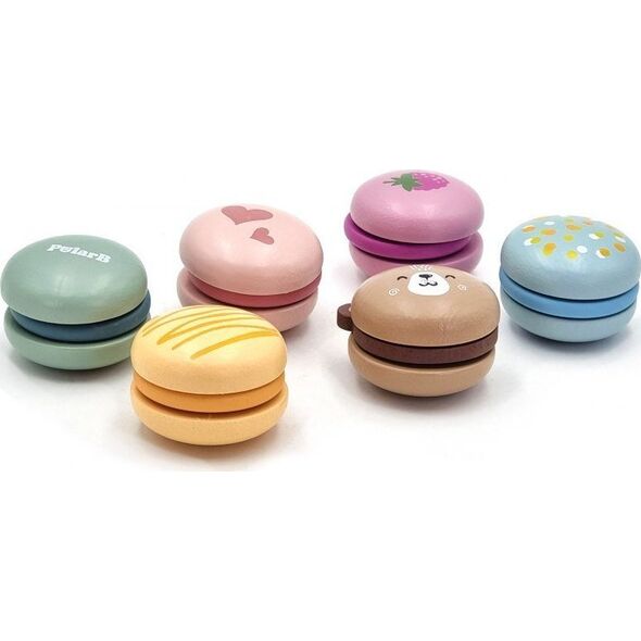 Viga Toys Viga PolarB Drewniane Ciastka Ciasteczka Cukiernia Zestaw Makaroników
