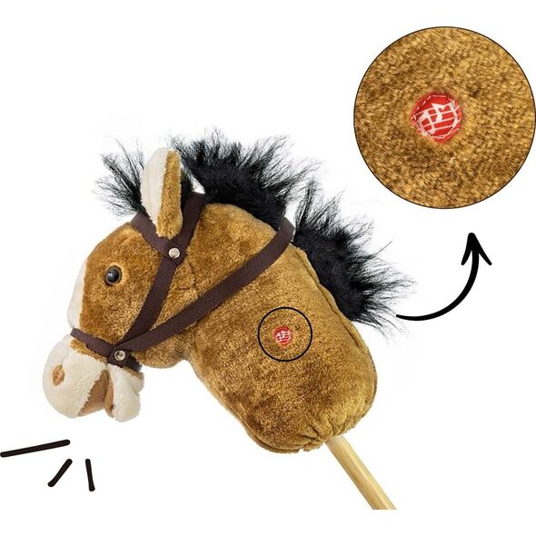 Milly Mally Hobby Koń na Kiju Light Brown EDUKAMP