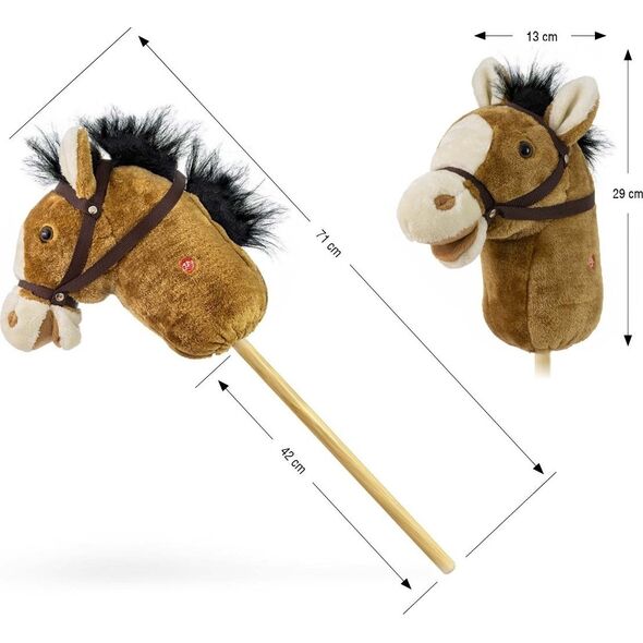 Milly Mally Hobby Koń na Kiju Light Brown EDUKAMP