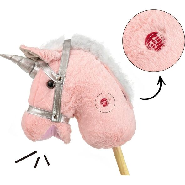 Milly Mally Hobby Koń na Kiju Light Pink EDUKAMP