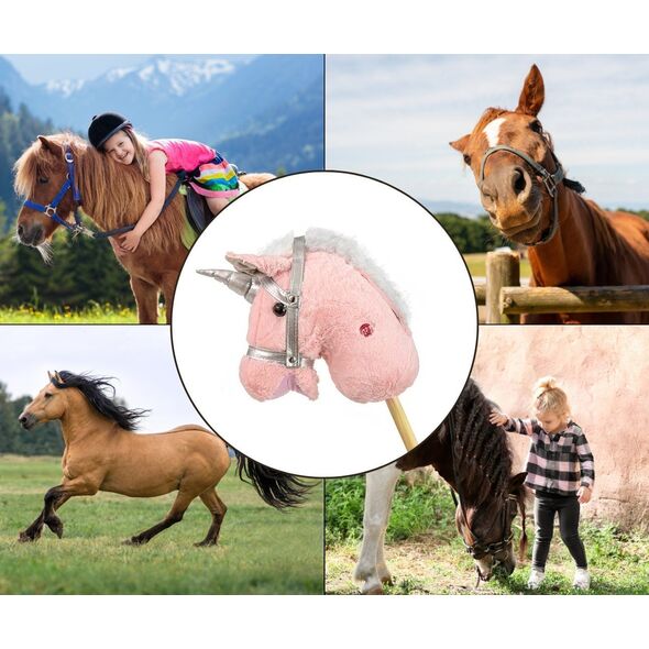 Milly Mally Hobby Koń na Kiju Light Pink EDUKAMP