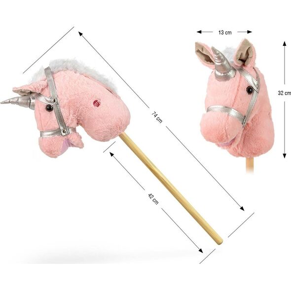 Milly Mally Hobby Koń na Kiju Light Pink EDUKAMP