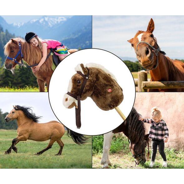 Milly Mally Hobby Koń na Kiju Dark Brown EDUKAMP