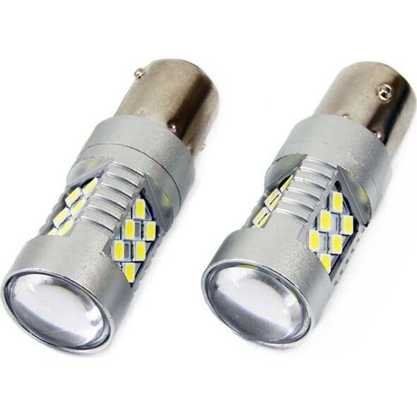 Żarówki P21W BA15s Canbus 24 SMD 12/24V białe uniwersalny
