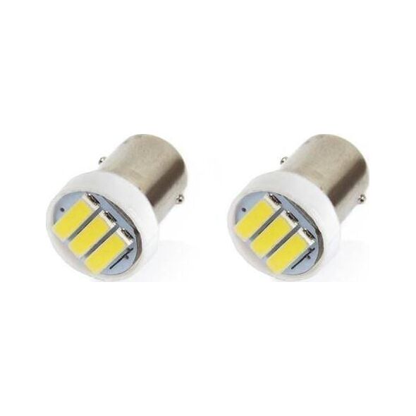 AMiO Żarówki LED STANDARD BA9s 3xSMD 7020 12V