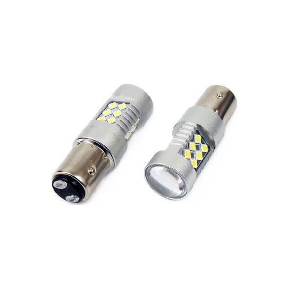 AMiO Żarówki LED CANBUS 24SMD 3030 1157 (P21/5W) White 12V/24V