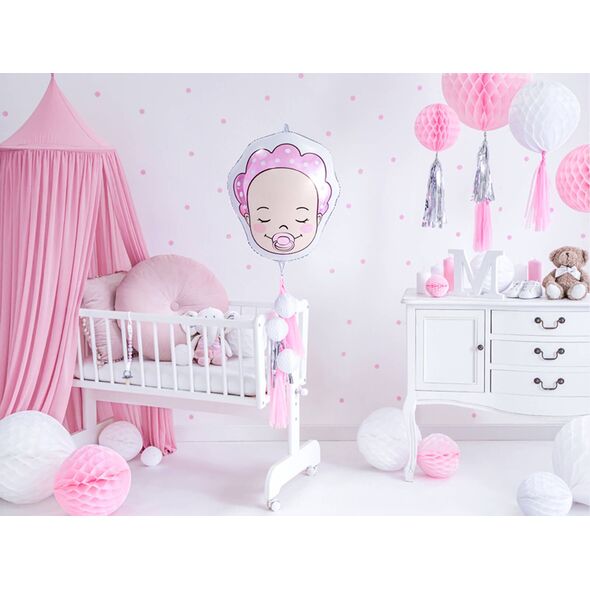 Party Deco Balon foliowy Bobas Dziewczynka - 40 x 45 cm uniwersalny