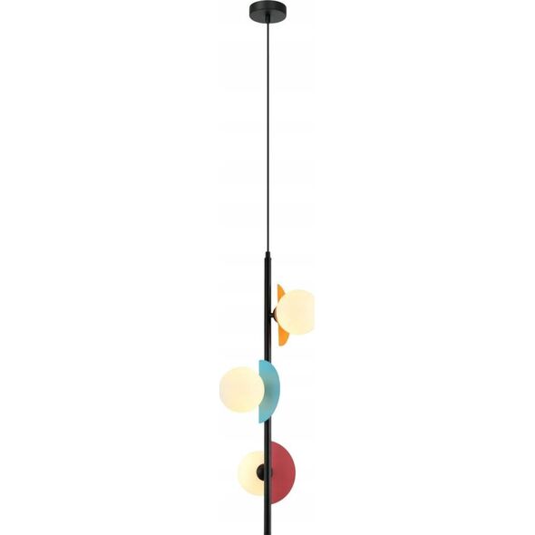 Lampa wisząca Italux Italux Nauti PND-37482-3V-MLTI lampa wisząca zwis 3x25W G9 multikolor/biała
