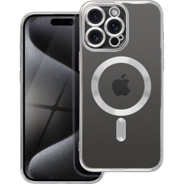 OEM Futerał ELECTRO MAG COVER kompatybilny z MagSafe do IPHONE 15 Pro Max tytanowy