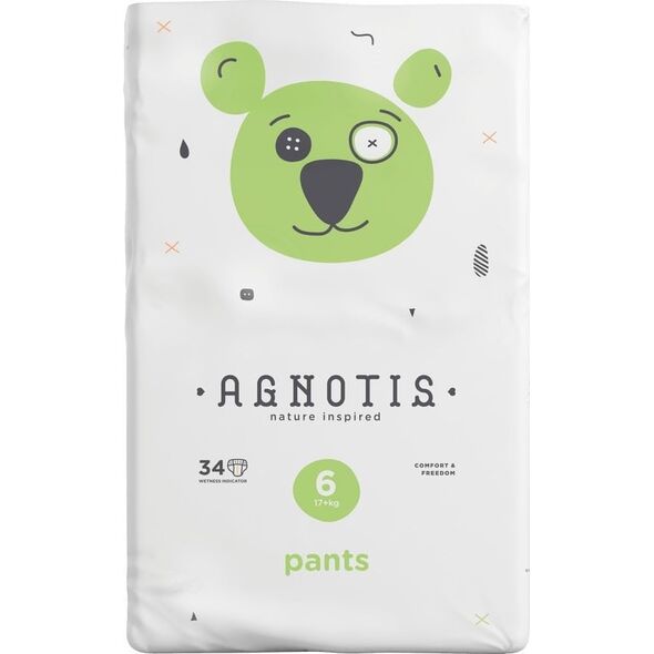 AGNOTIS pants-diaper, Nr.6, 16+ kg, 36 pcs., AGP6