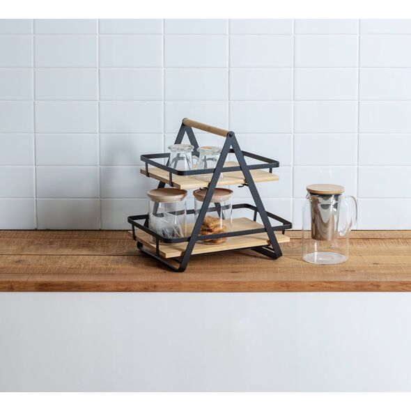 Półka stojąca na blat kuchenny ORDERA, 2-poziomy, 30,5 x 22,5 x 29 cm