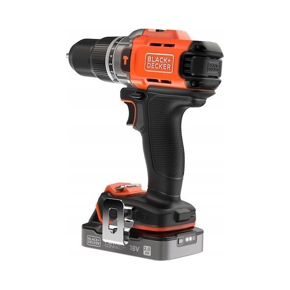 Black&Decker Akku-Schlagbohrschr. 18V 2Ah. Kof BCD383D1XK