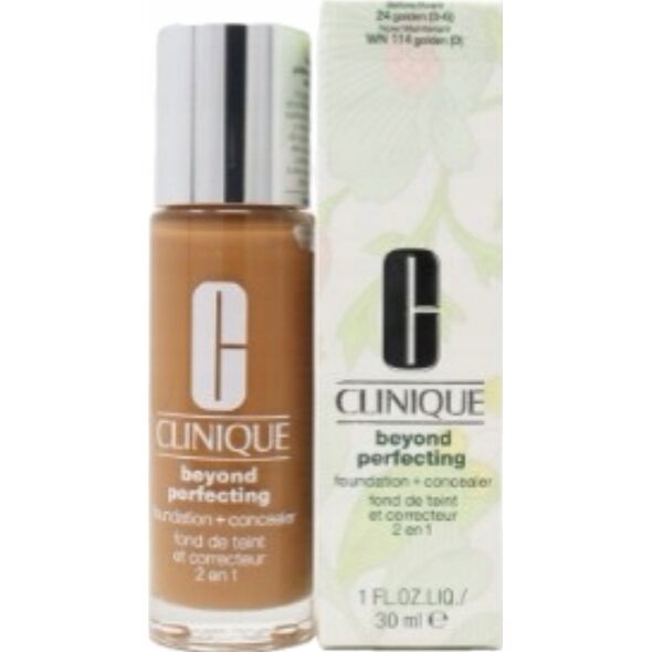 Clinique Clinique, Beyond Perfecting, Χωρίς Paraben, Ματ Φινίρισμα, Υγρό Foundation & Concealer 2-Σε-1, 24, Golden, 30 ml Για Γυναίκες
