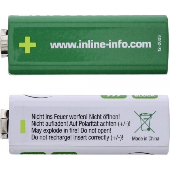 InLine InLine® Alkaline High Energy Battery, 9V Block 6LR61, 2pcs pack