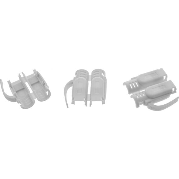 InLine InLine® crimp plugs Cat.6A RJ45 shielded, with bend protection and insertion guide, grey, 100pcs. pack