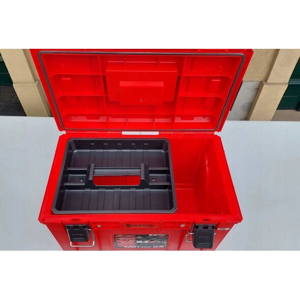 Qbrick QBRICK PRIME tool box with wheels RED