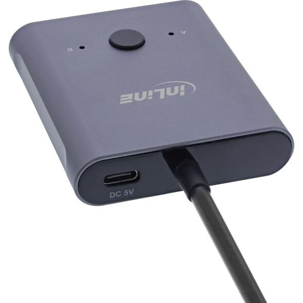 InLine InLine® USB-C switch, bidirectional switch, 10Gb/s, 100W