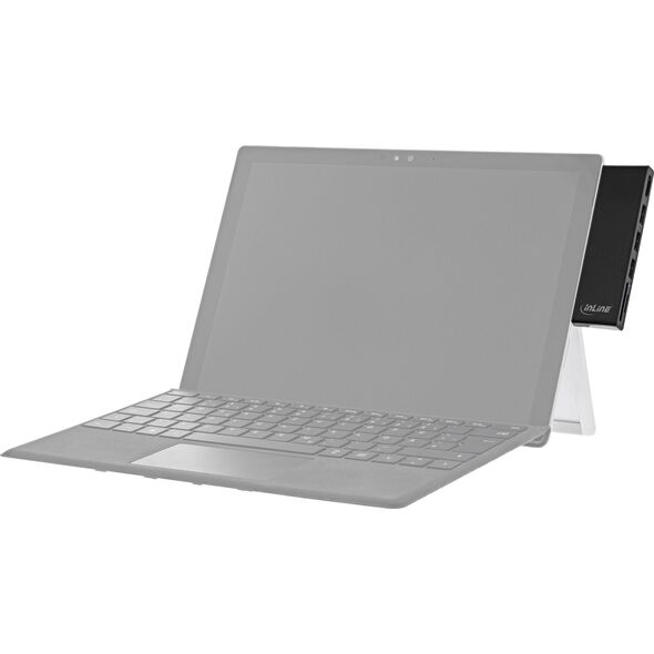 Canyon InLine® MultiHub, Surface Pro 4/5/6, 3-Port USB 3.2 Type-A female, HDMI 4K, Cardreader, black