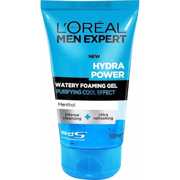 L’Oreal Paris L'Oreal Paris, Men Expert Hydra Power, Menthol, Cleansing and Hydrating, Gel, For Face, 100 ml For Men
