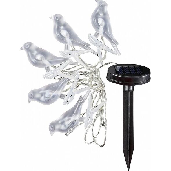 LAMPA SOLARNA GIRLANDA OGRODOWA PARTY LIGHT PTASZKI 5LED