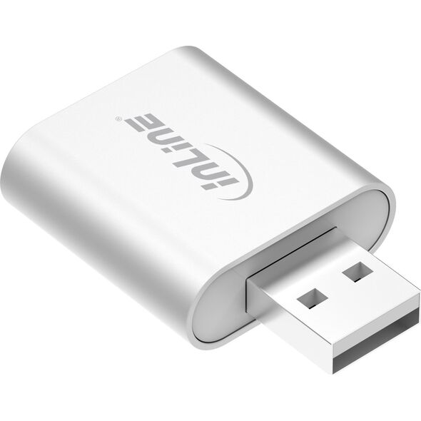 Adapter AV InLine INLINE USB Audio Soundadapter Mini Aluminium Gehaeuse