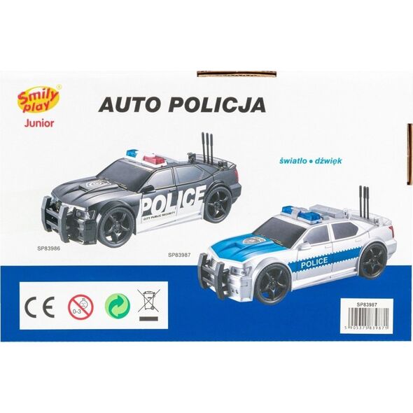 Smily Play Auto policja światło dźwięk
